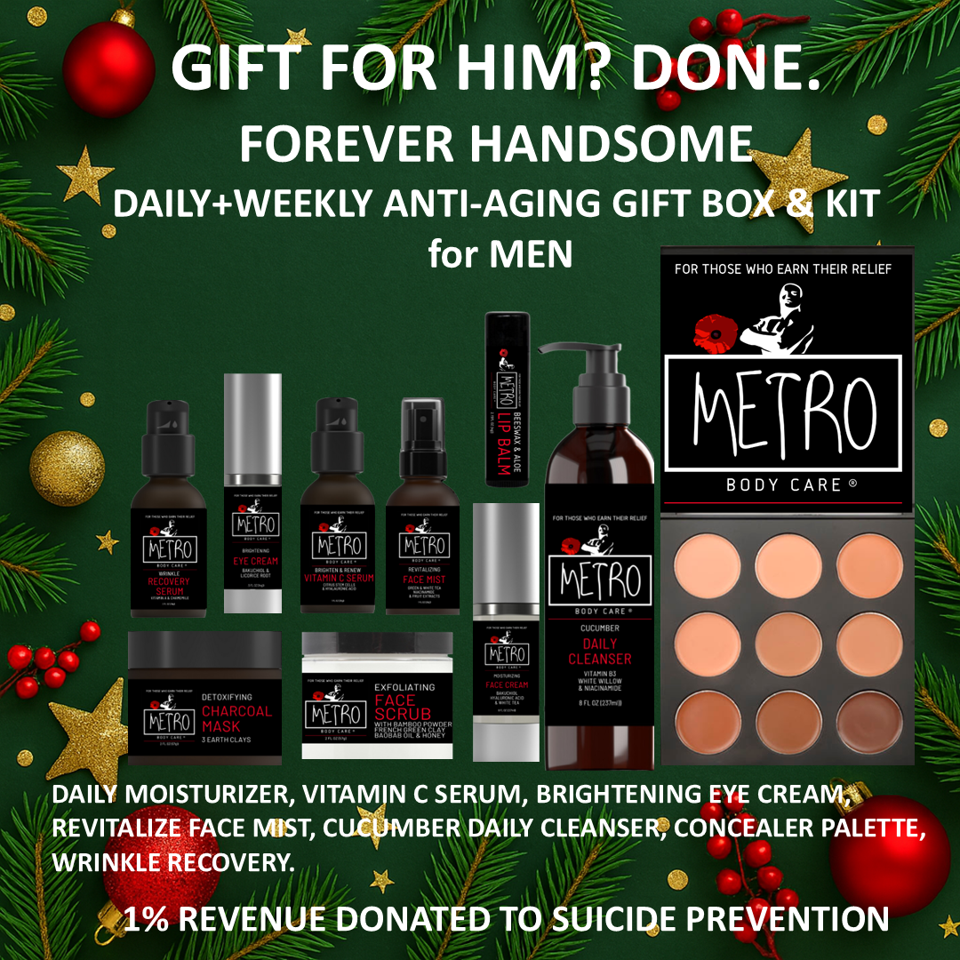 Forever Handsome Daily+Weekly Anti-Aging Gift Box & Kit