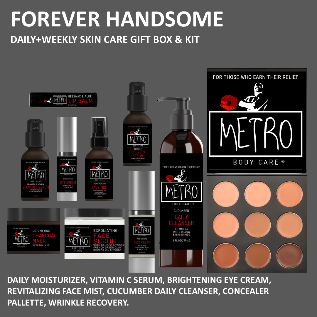 Forever Handsome Daily+Weekly Anti-Aging Gift Box & Kit