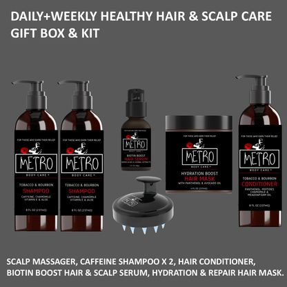 Daily + Weekly Healthy Hair &amp; Scalp Care Gift Box &amp; Kit