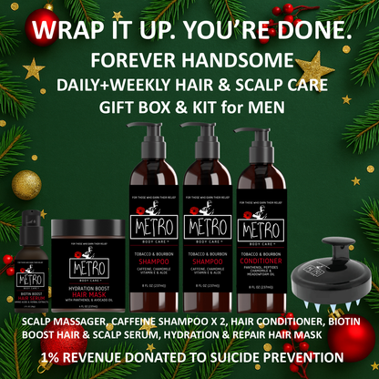 Daily + Weekly Healthy Hair &amp; Scalp Care Gift Box &amp; Kit